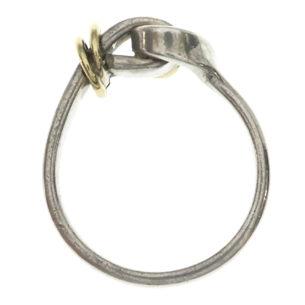 TIFFANY & Co.(ティファニー) フック&アイ リング シルバー ×ゴールド SV925 Au750
