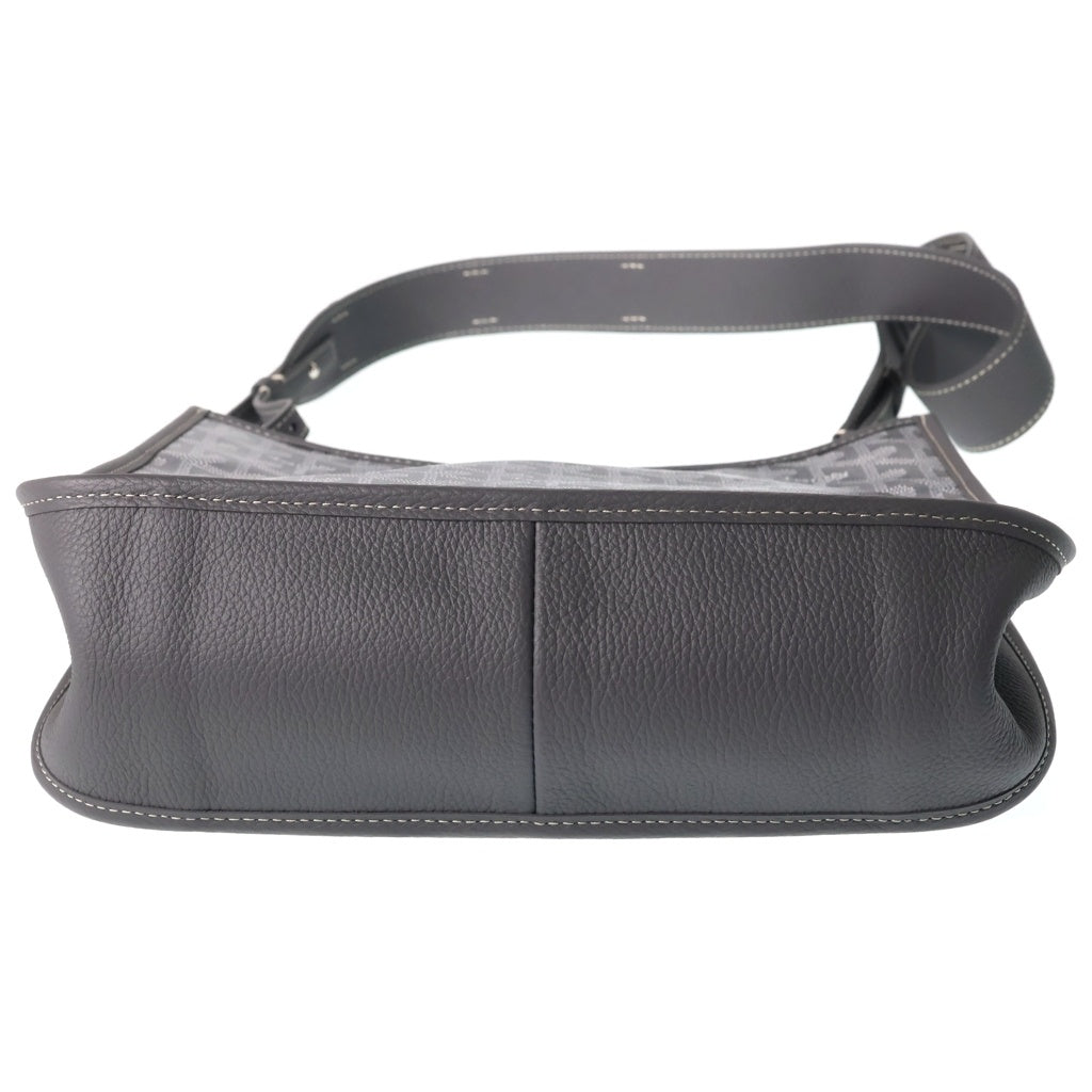 GOYARD(ゴヤール) ミュゼットPM ショルダーバッグ グレー PVC×レザー LME020262 袋 レディース