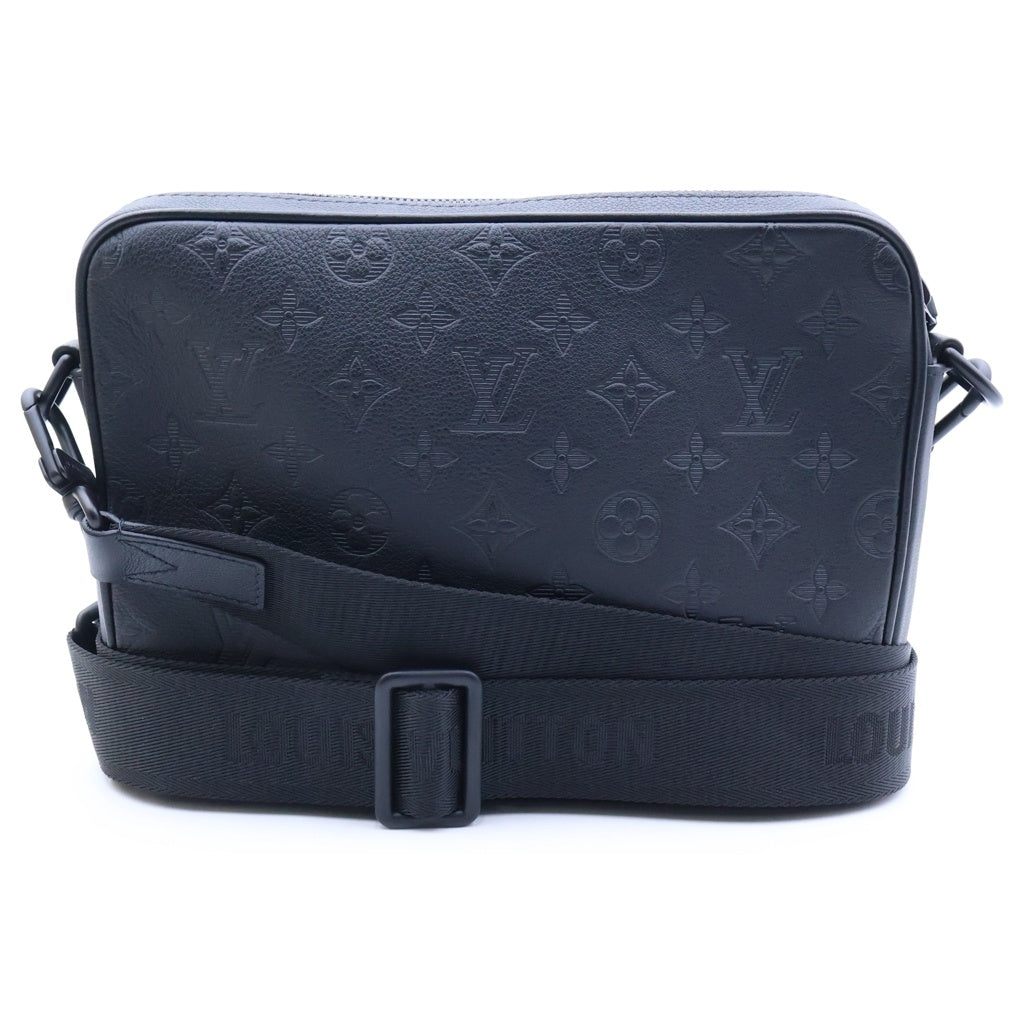 LOUIS VUITTON(ルイヴィトン) モノグラムシャドウ トリオ・メッセンジャー ショルダーバッグ ブラック レザー M26713 RFID レディース