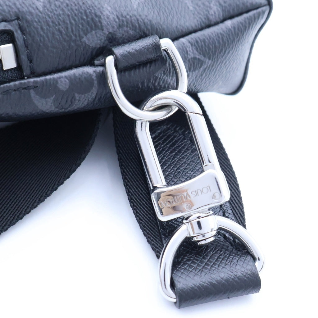 LOUIS VUITTON(ルイヴィトン) モノグラム タイガラマ×エクリプス タイガラマ デュオスリング バッグ ショルダーバッグ ブラック PVC×レザー M30936 レディース