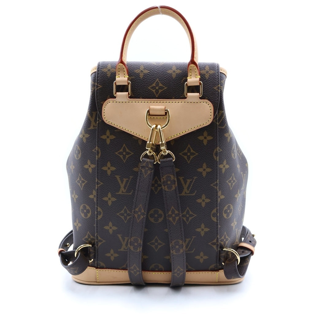 LOUIS VUITTON(ルイヴィトン) モノグラム モンスリMINI リュックサック バックパック ブラウン PVC×レザー M11199 レディース