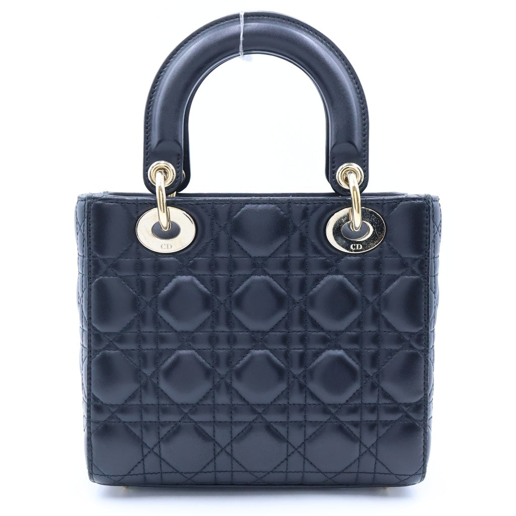 DIOR(ディオール) レディディオール スモール カナージュ 2wayバッグ ゴールド金具 レディース