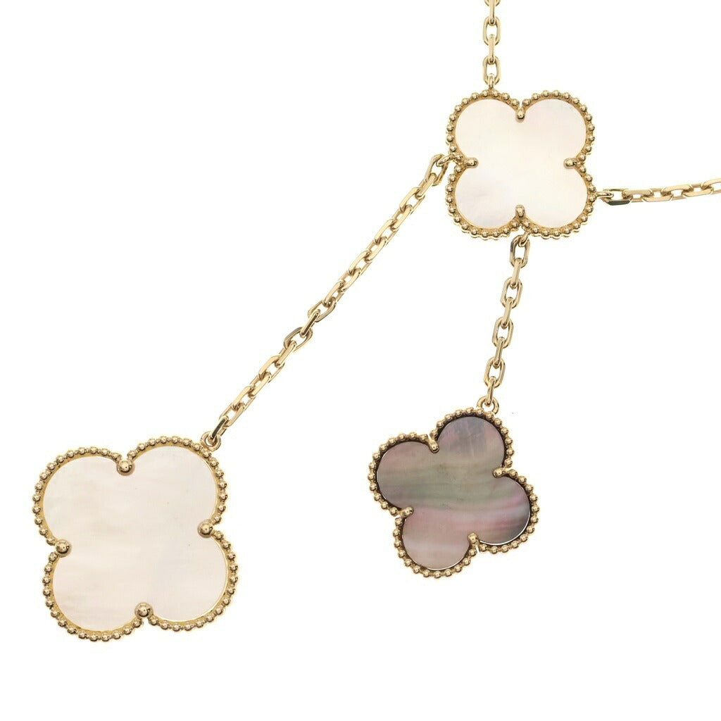 Van Cleef & Arpels(ヴァンクリーフアンドアーペル) マジックアルハンブラ ネックレス 6モチーフ イエローゴールド 750YG VCARD79200
