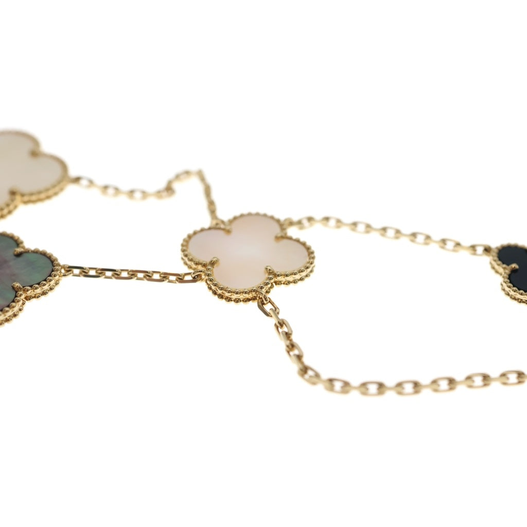 Van Cleef & Arpels(ヴァンクリーフアンドアーペル) マジックアルハンブラ ネックレス 6モチーフ イエローゴールド 750YG VCARD79200