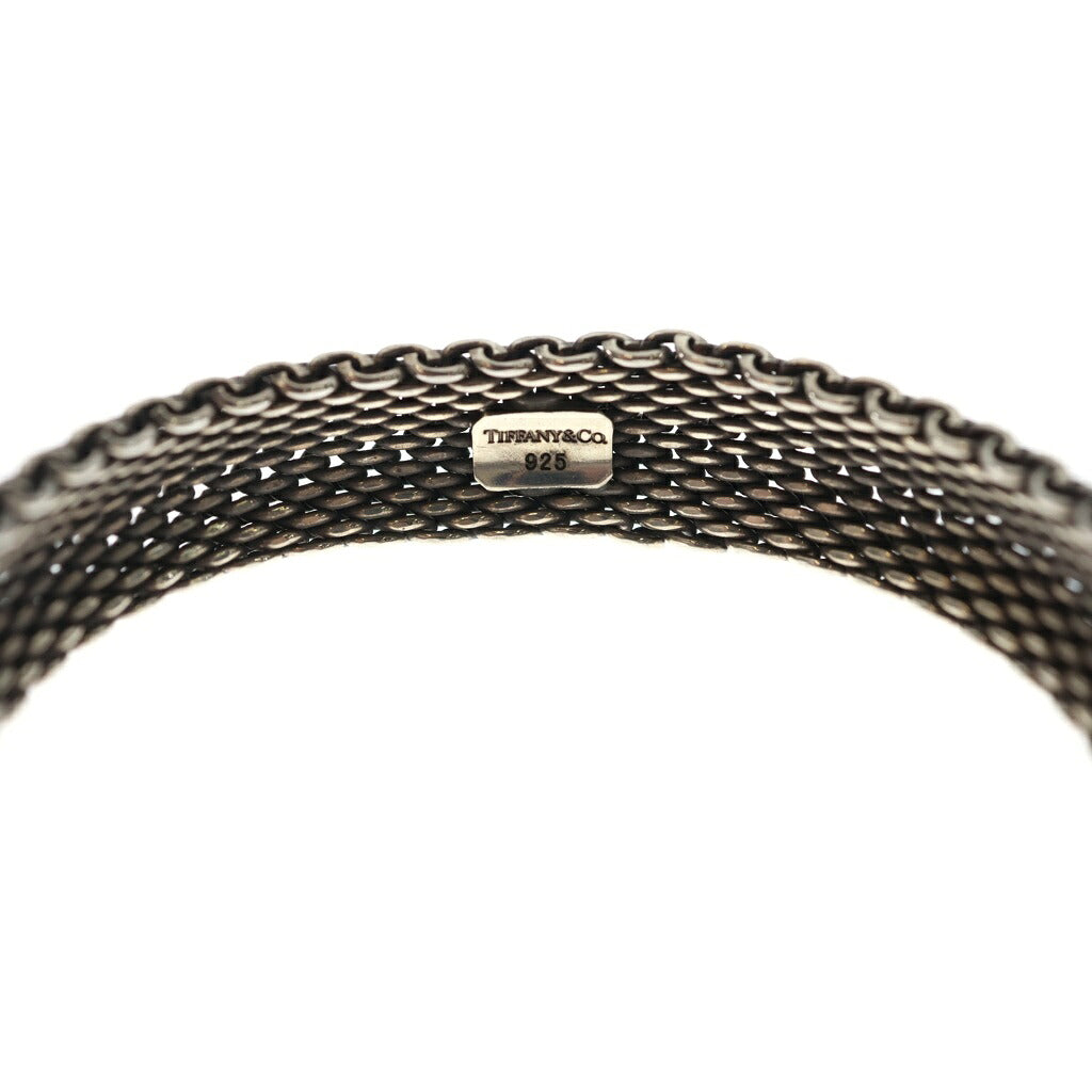 TIFFANY & Co.(ティファニー) サマセット メッシュ ブレスレット バングル シルバー SV925 袋