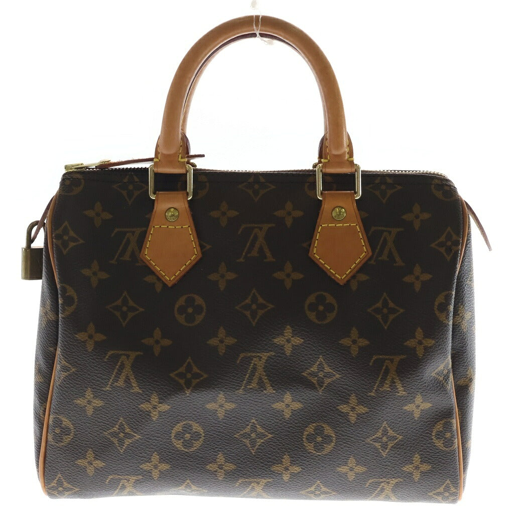 LOUIS VUITTON(ルイヴィトン) モノグラム スピーディー25 ハンドバッグ ミニボストンバッグ ブラウン PVC×レザー M41528