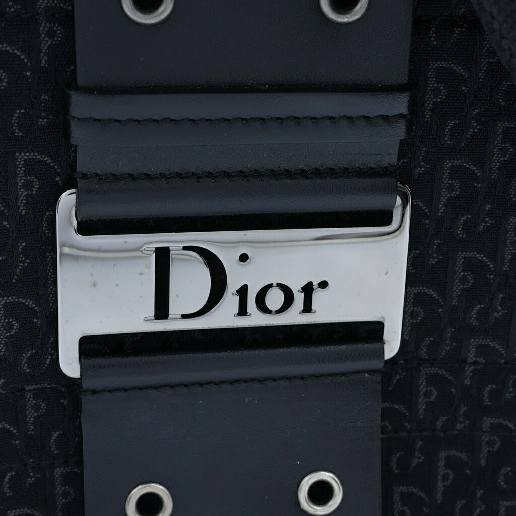 DIOR(ディオール) ストリートシック トロッター ショルダーバッグ ブラック キャンバス