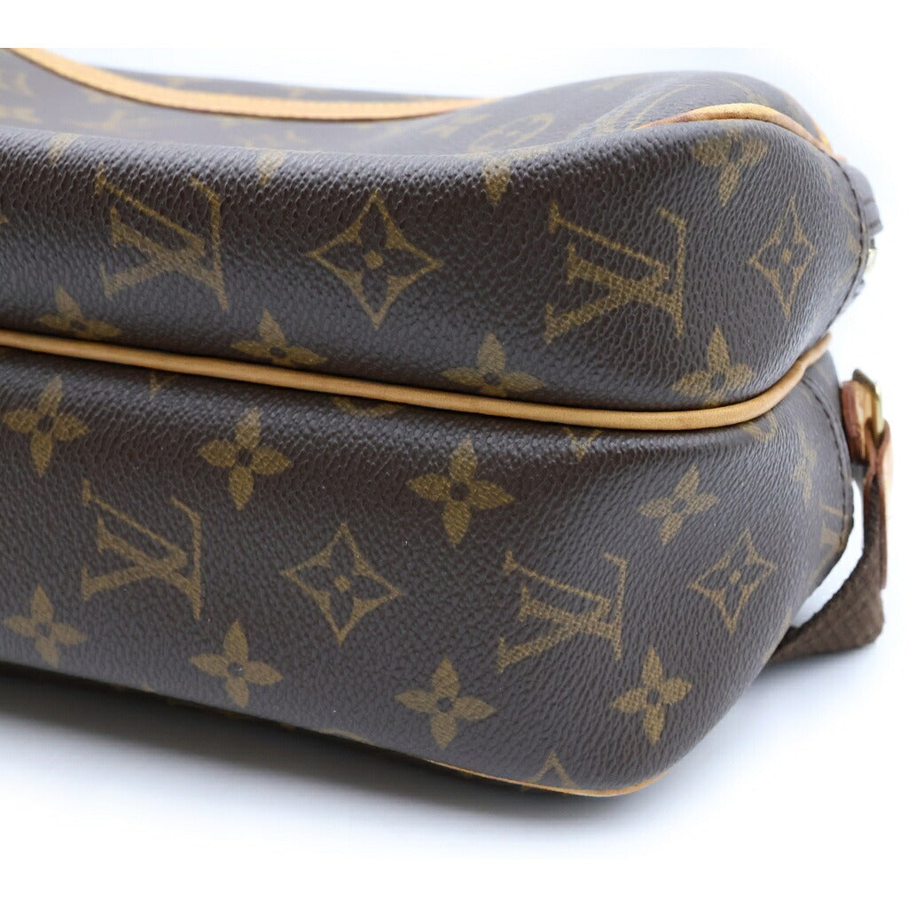 LOUIS VUITTON(ルイヴィトン) モノグラム リポーターPM ショルダーバッグ ブラウン PVCレザー M45254