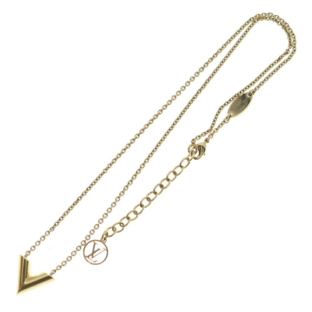 LOUIS VUITTON(ルイヴィトン) エセンシャルV ネックレス メタル ゴールド M61083