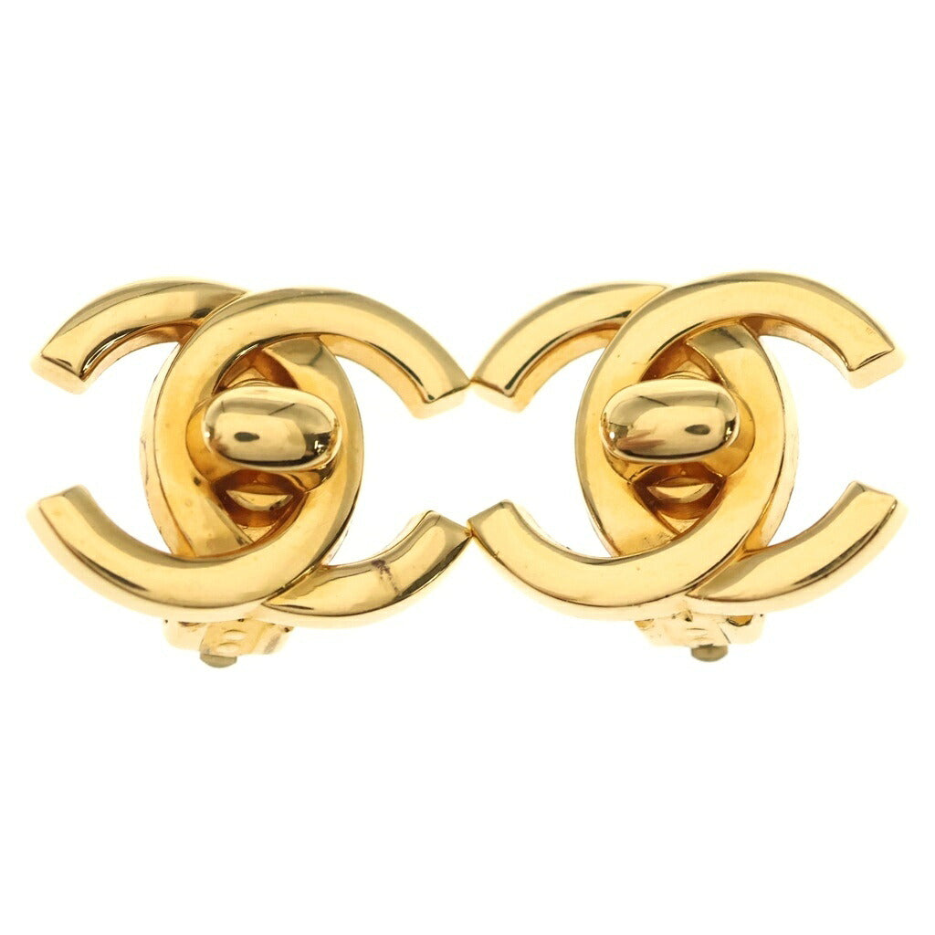 CHANEL(シャネル) ココマーク ターンロック イヤリング メタル ゴールド コメ有 95A