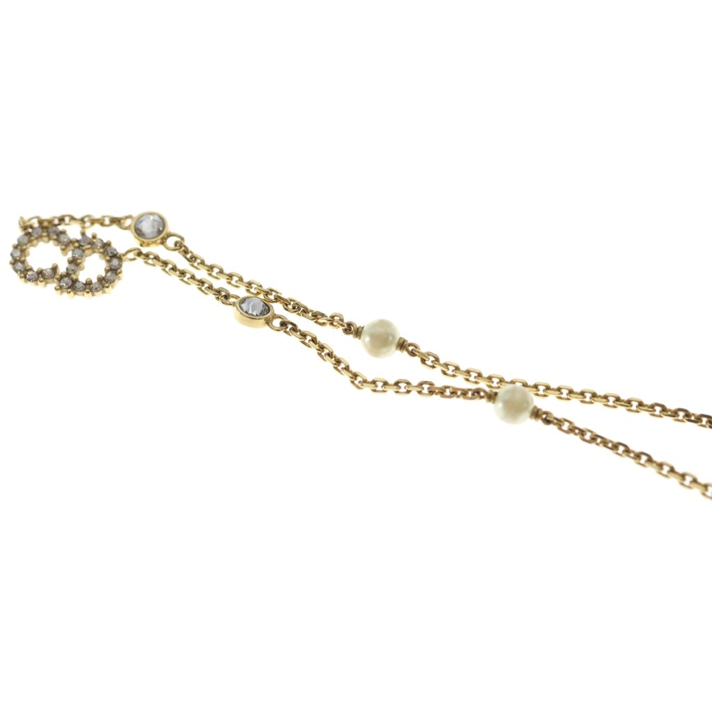 DIOR(ディオール) クレール ディー リュヌ ネックレス メタル ゴールド ラインストーン N1033CDLCY