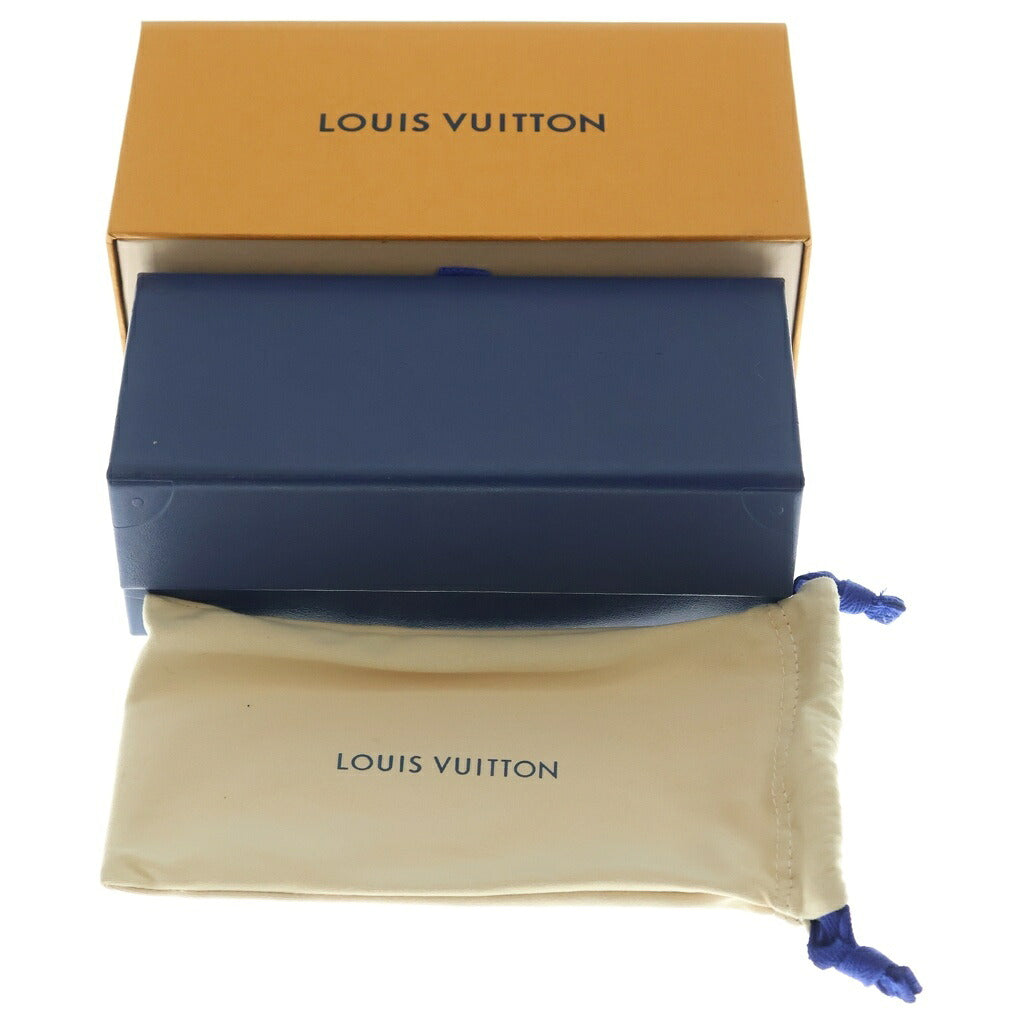 LOUIS VUITTON(ルイヴィトン) LV スリーク・スクエア サングラス プラスチック ブラック 93L 57□18 145 Z2062E