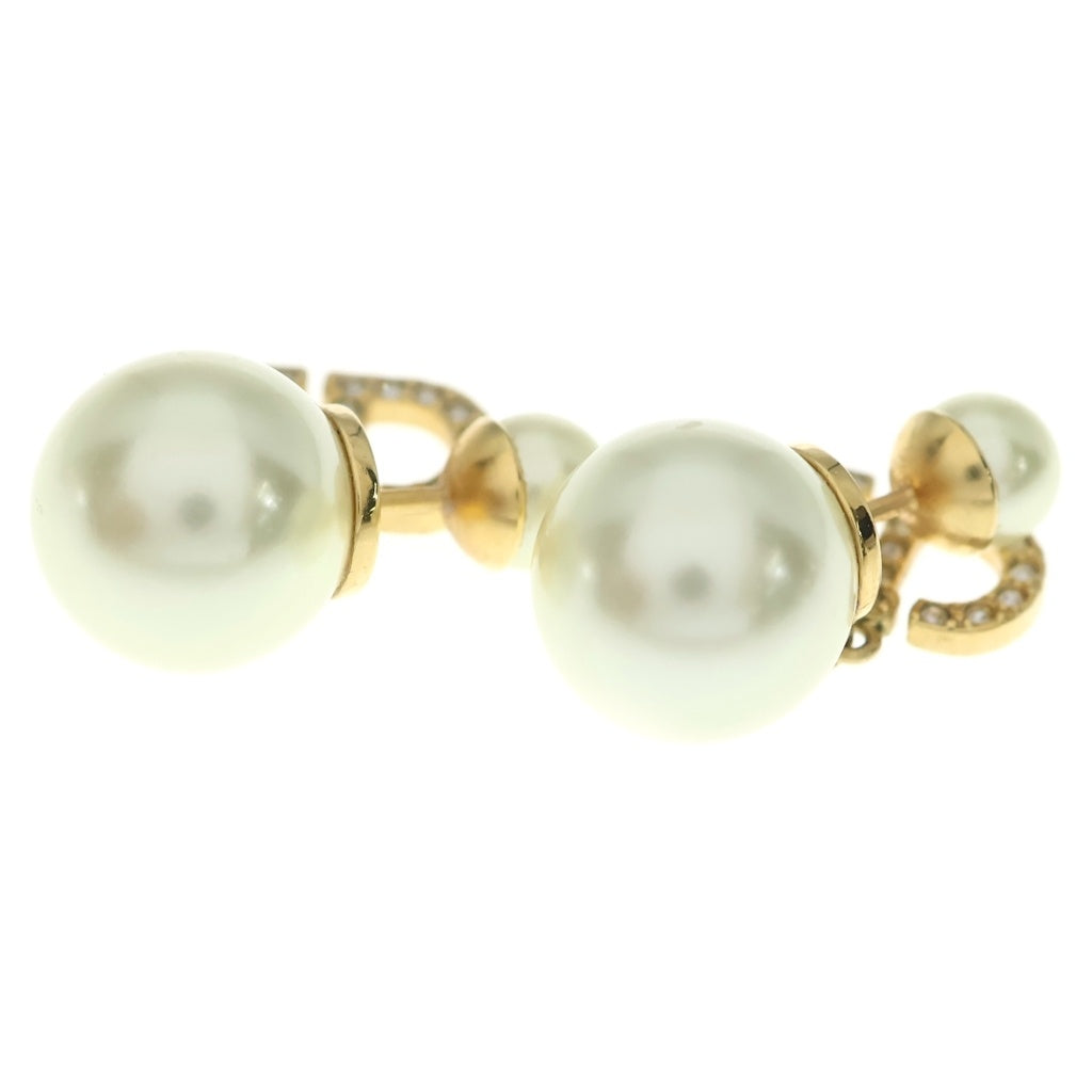 DIOR(ディオール) CDロゴ トライバル ピアス ゴールド レジンパール