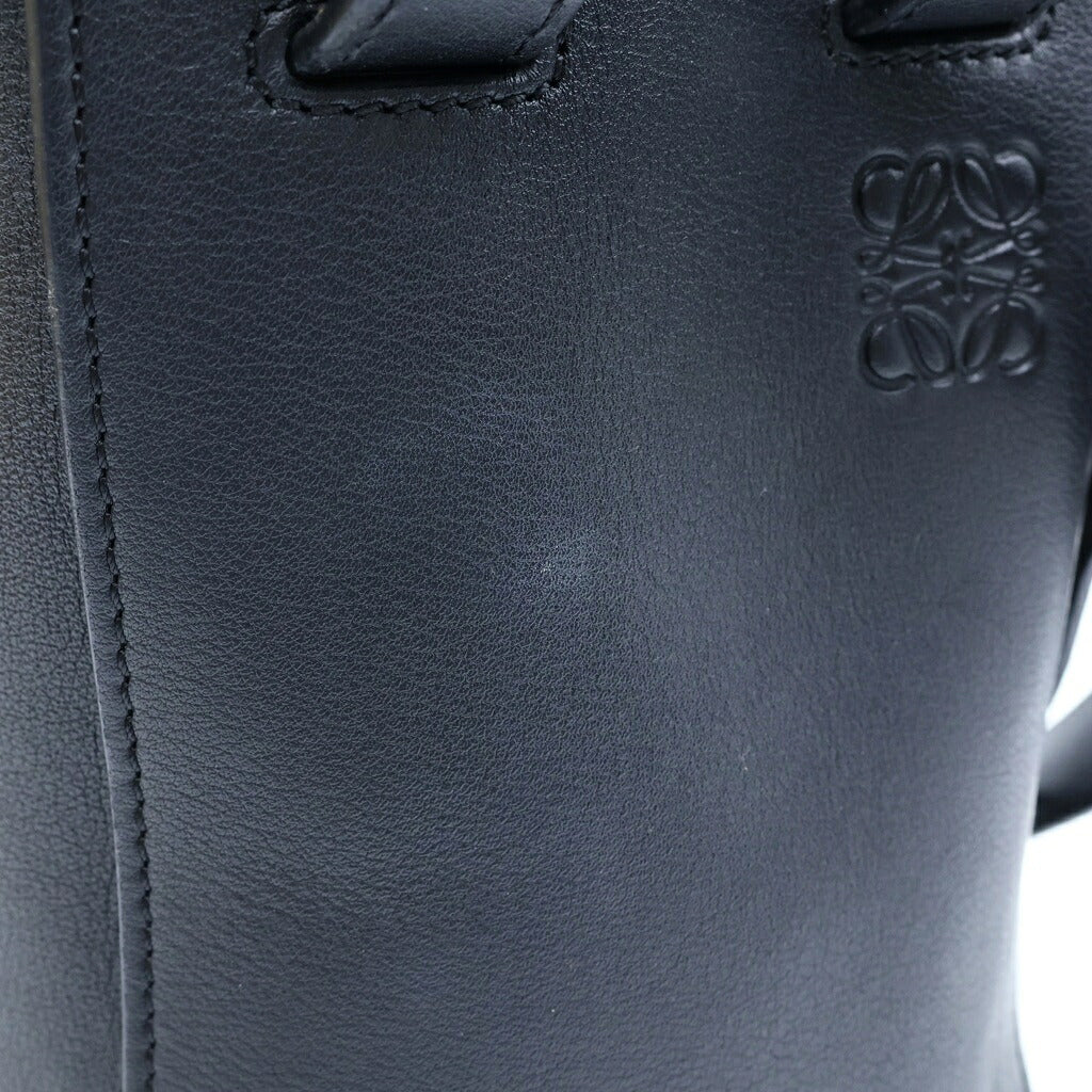 LOEWE(ロエベ) ハンモック スモール ショルダーバッグ ハンドバッグ 2WAY ブラック レザー 387.30NN60 1100