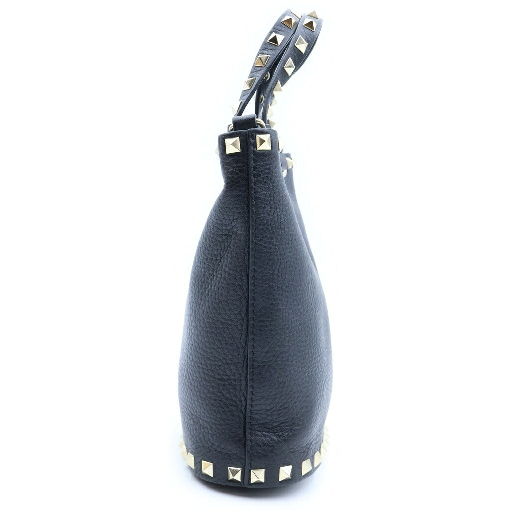 VALENTINO(ヴァレンティノ) ロックスタッズ ミニ 2WAYハンドバッグ ショルダーバッグ ブラック レザー ZW2P0W31VSH