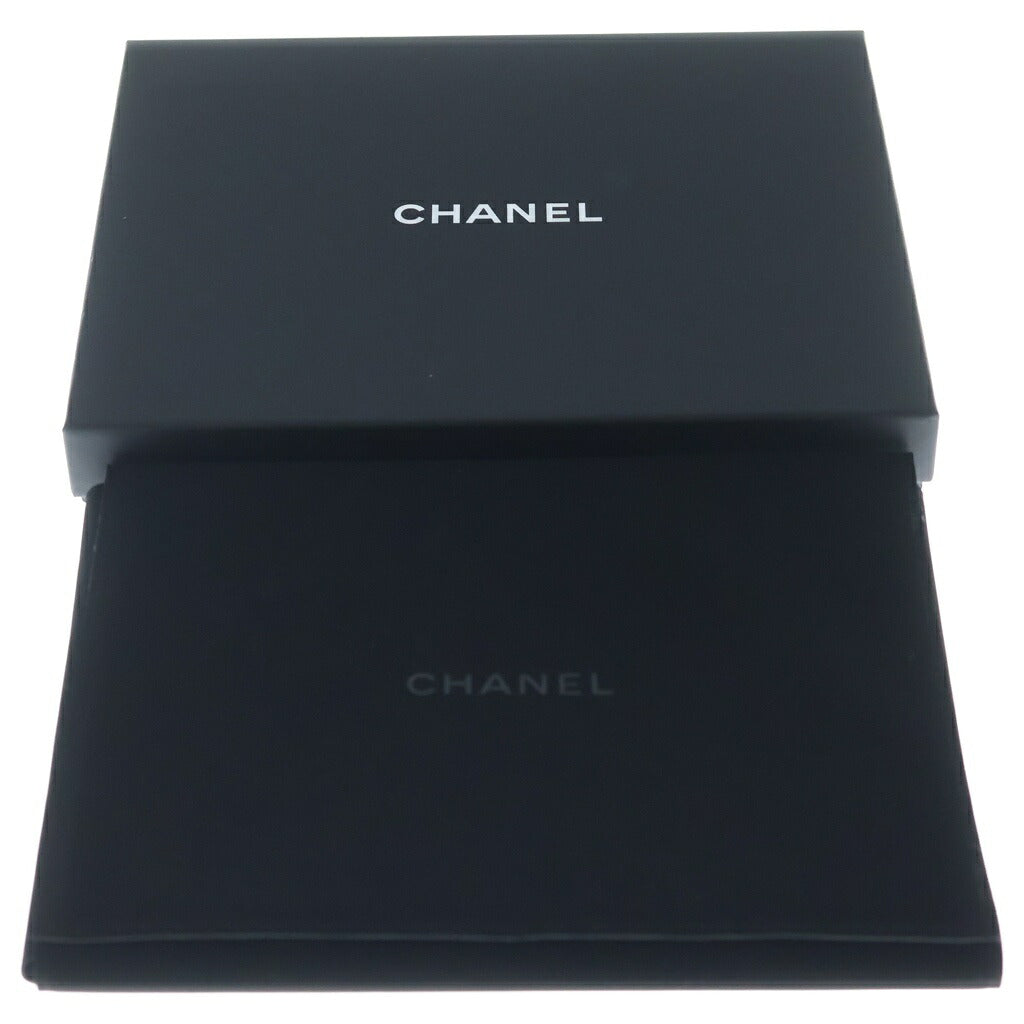 CHANEL(シャネル) ココマーク チェーン ネックレス シルバー×ブラック メタル×エナメル