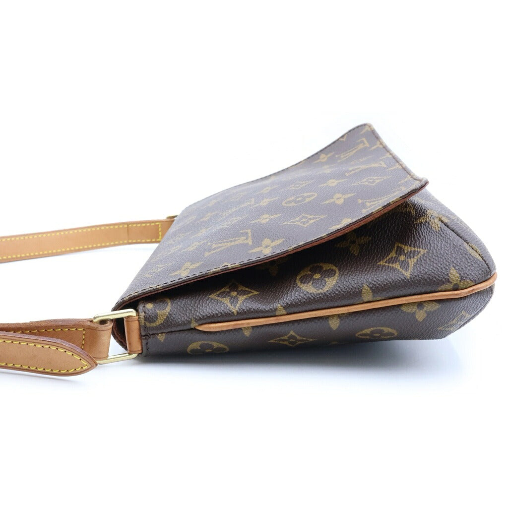 LOUIS VUITTON(ルイヴィトン) モノグラム ミュゼットタンゴ ショート ハンドバッグ PVC×レザー ブラウン M51257