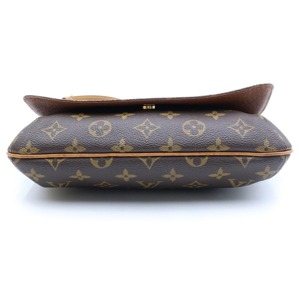 LOUIS VUITTON(ルイヴィトン) モノグラム ミュゼットタンゴ ショート ハンドバッグ PVC×レザー ブラウン M51257