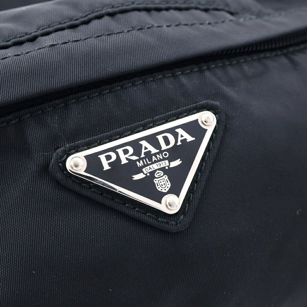 PRADA(プラダ) トライアングルロゴ ウエストバッグ ボディバッグ ナイロン ブラック 2VL132