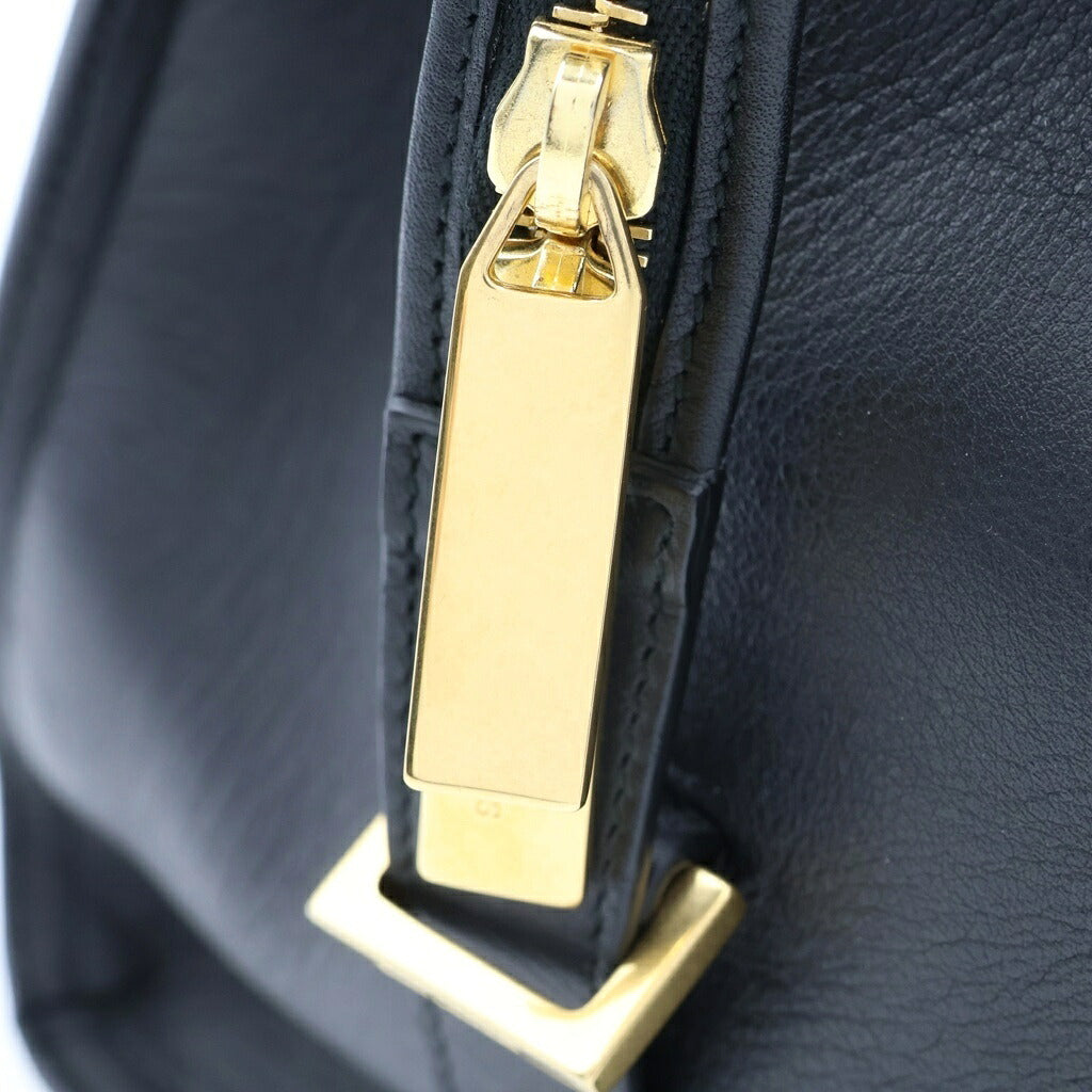 SAINT LAURENT PARIS(サンローランパリ) クラシック カバス Yロゴ ハンドバッグ ブラック レザー ゴールド金具 311208