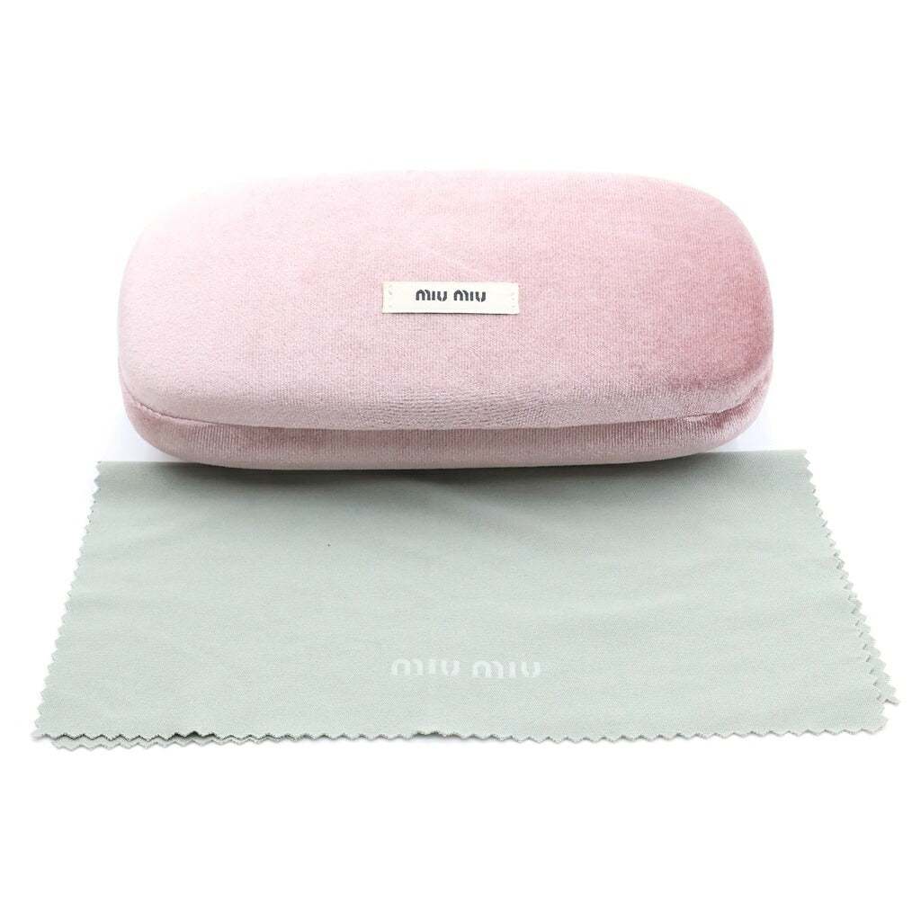 miumiu(ミュウミュウ) ロゴ アイウェア ブラック×ゴールド プラスチック×メタル 52□19 1AB-101 135 VMU04U