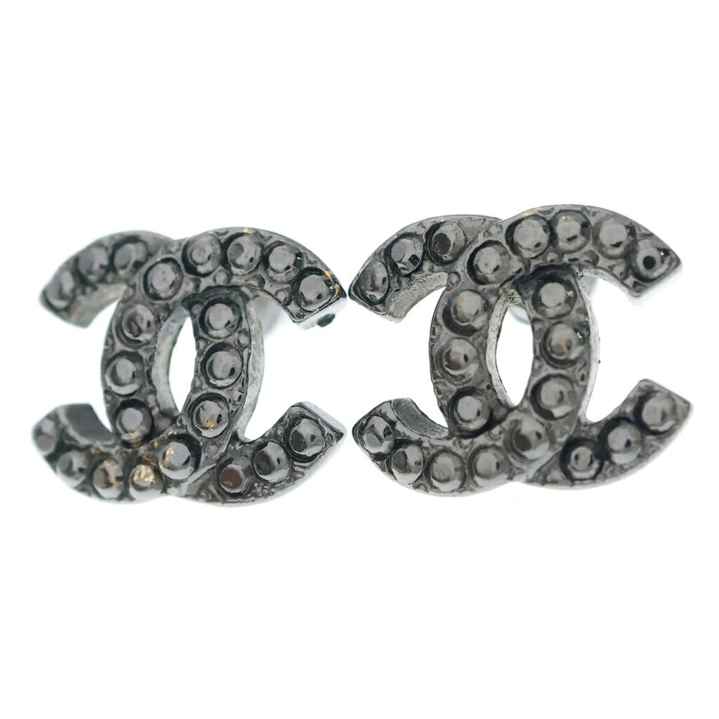 CHANEL(シャネル) ココマーク ピアス メタル シルバー 豆あり 08A