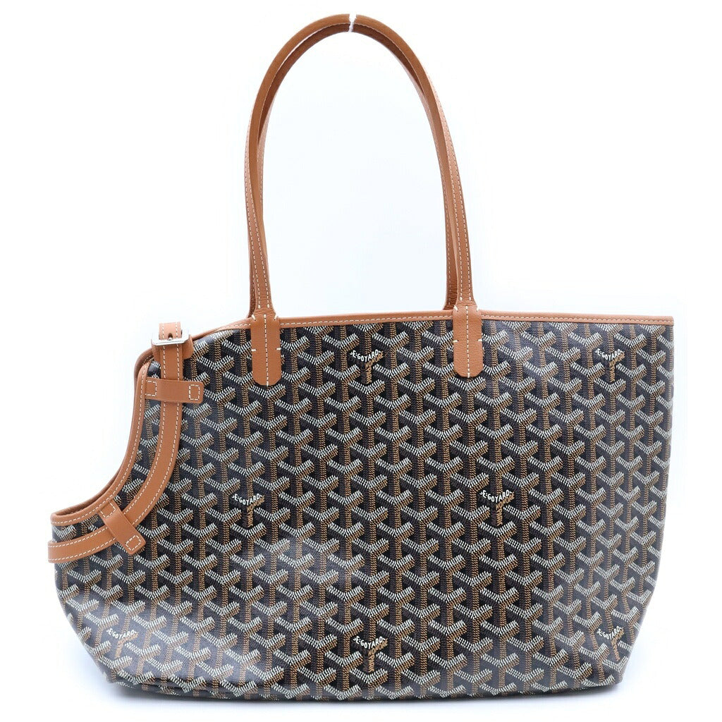 GOYARD(ゴヤール) シアン・グリ トートバッグ ブラウン PVCレザー