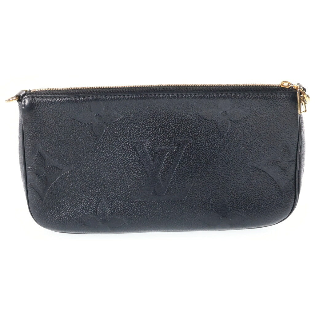 LOUIS VUITTON(ルイヴィトン) モノグラム アンプラント ミュルティポシェットアクセソワール ショルダーバッグ ブラック レザー M80399