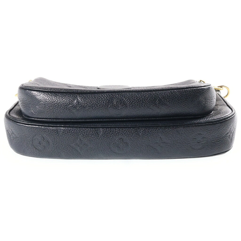 LOUIS VUITTON(ルイヴィトン) モノグラム アンプラント ミュルティポシェットアクセソワール ショルダーバッグ ブラック レザー M80399