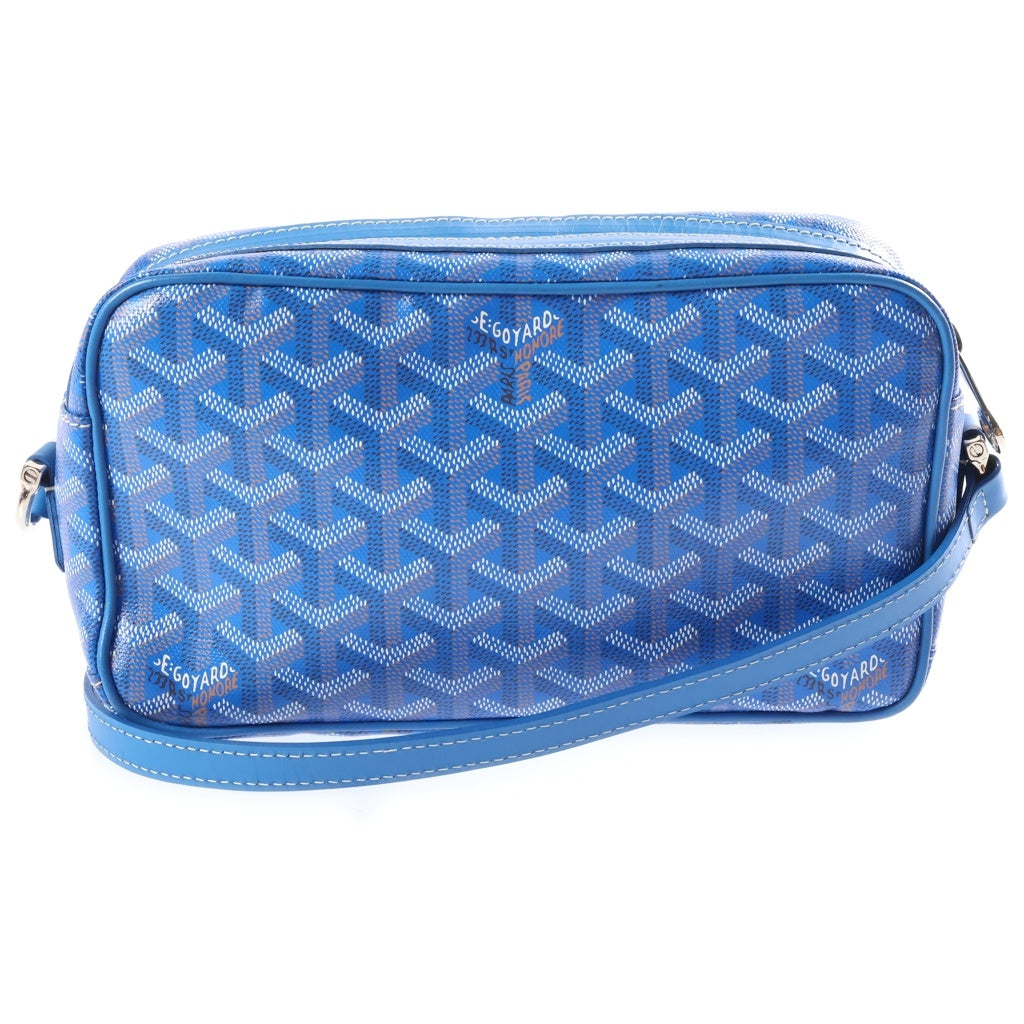 GOYARD(ゴヤール) カップヴェールPM クロスボディバッグ ショルダーバッグ ブルー PVC×レザー CAPVE2PMLTY AAS120201