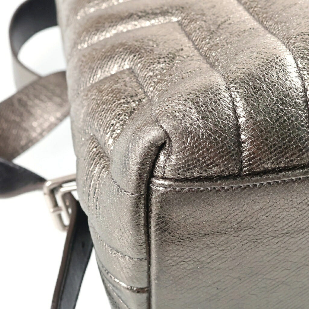SAINT LAURENT PARIS(サンローランパリ) ルル バックパック リュックサック レザー ゴールド 466517 317