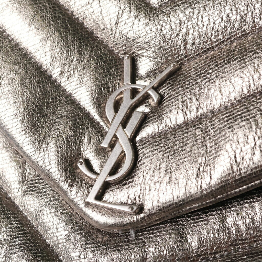 SAINT LAURENT PARIS(サンローランパリ) ルル バックパック リュックサック レザー ゴールド 466517 317