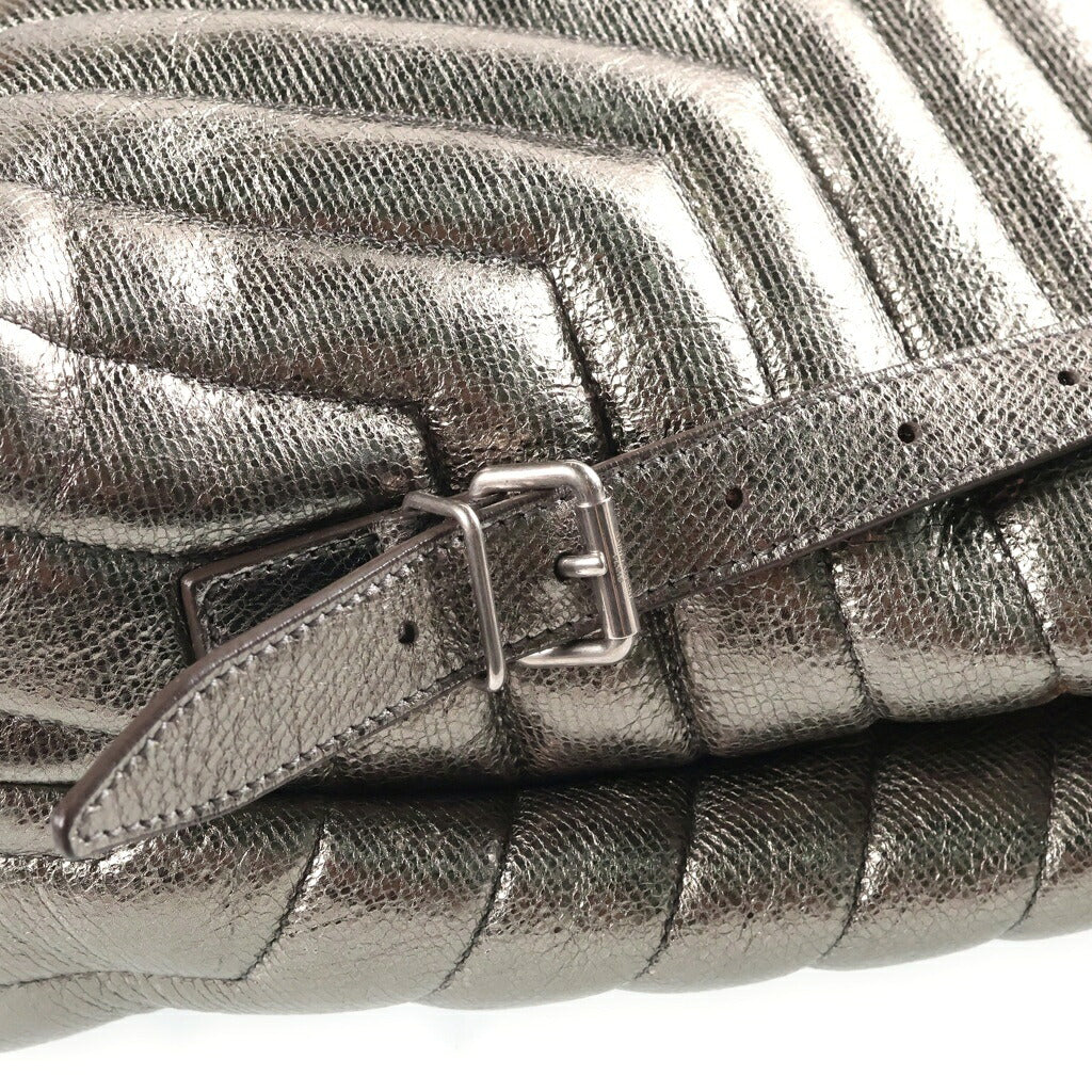 SAINT LAURENT PARIS(サンローランパリ) ルル バックパック リュックサック レザー ゴールド 466517 317