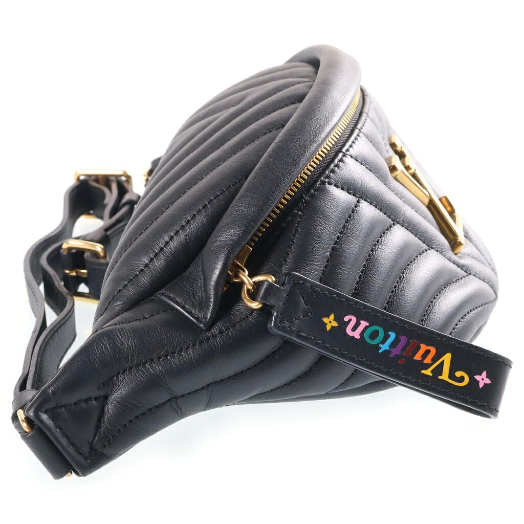 LOUIS VUITTON(ルイヴィトン) ニューウェーブ バムバッグ ボディバッグ ウエストバッグ レザー ブラック M53750 NFC