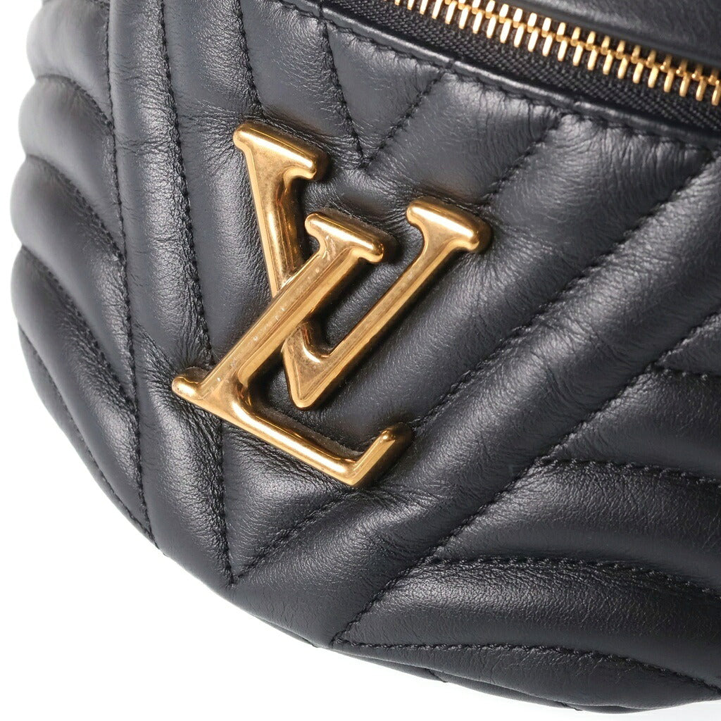 LOUIS VUITTON(ルイヴィトン) ニューウェーブ バムバッグ ボディバッグ ウエストバッグ レザー ブラック M53750 NFC