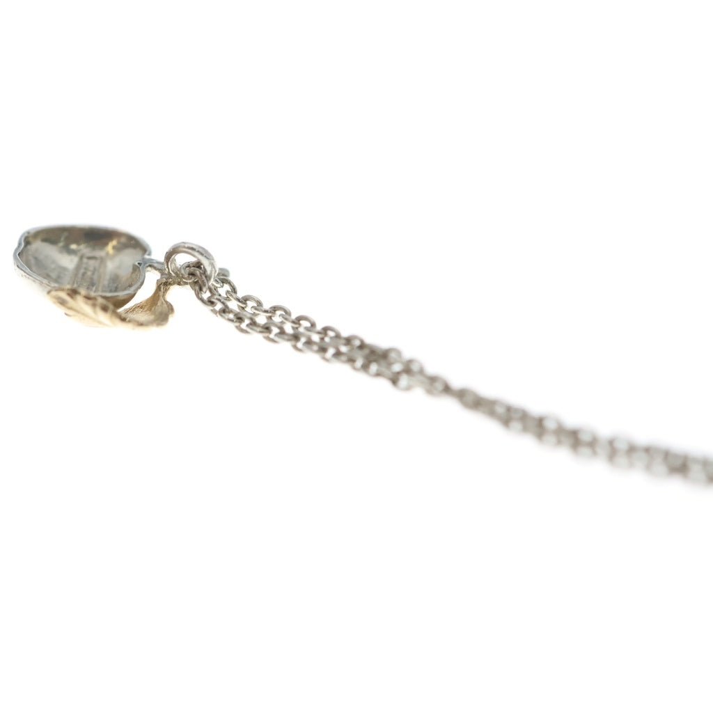 TIFFANY & Co.(ティファニー) エルサ・ペレッティ アップルペンダント ネックレス シルバー×ゴールド シルバー925 14K 箱