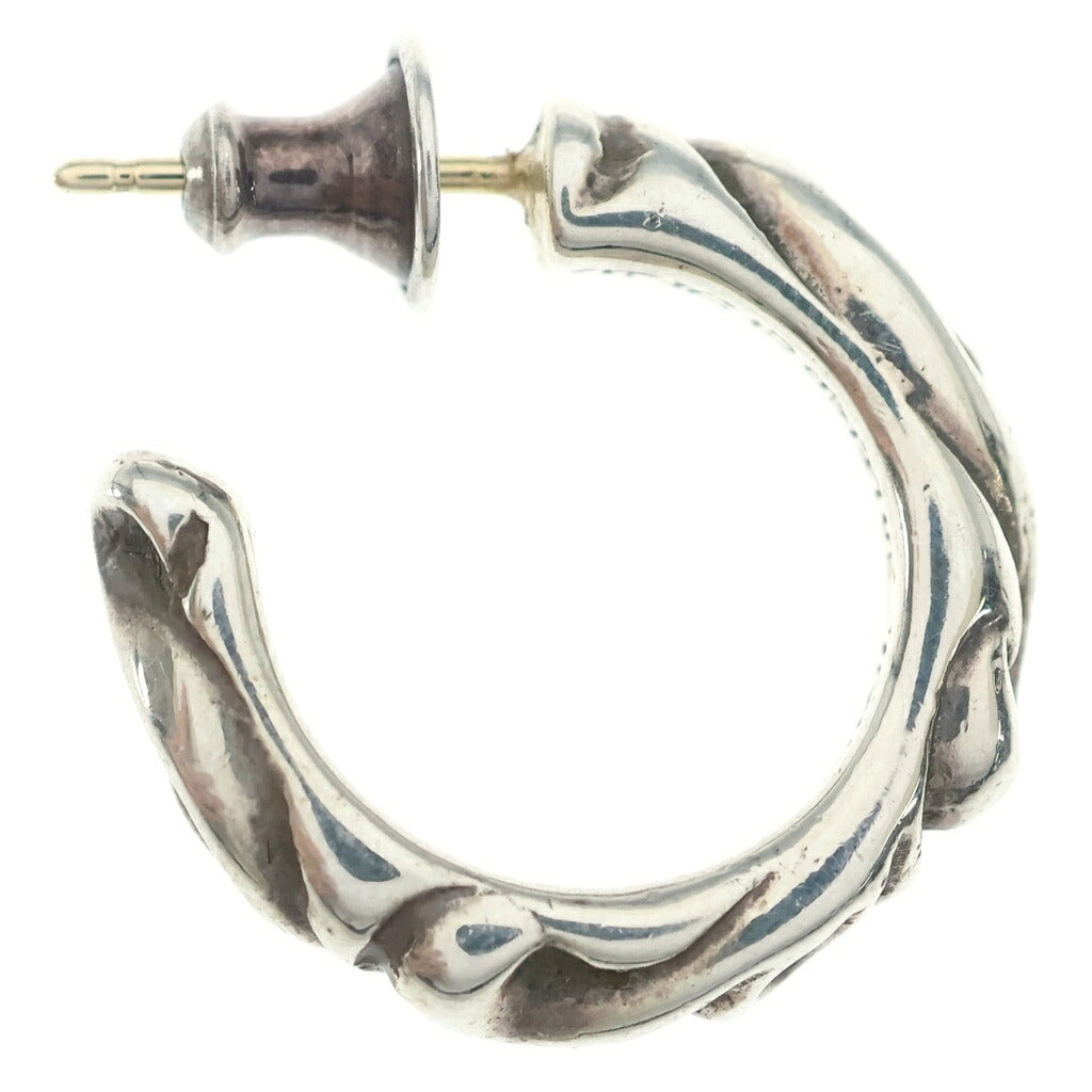 CHROME HEARTS(クロムハーツ) HOOP SCROOL スクロール フープピアス シルバー BCA102