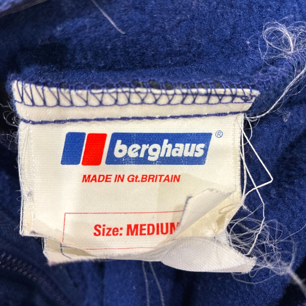 VINTAGE(ヴィンテージ) 90s BERGHAUS グレートブリテン製 UK製 フリースジャケット ネイビー