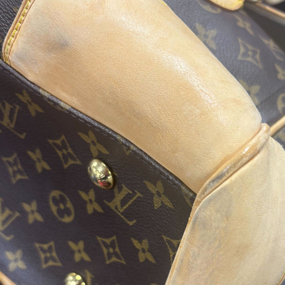 LOUIS VUITTON(ルイヴィトン) モノグラム ビバリーGM レザーハンドバッグ M40120 ブラウン レディース