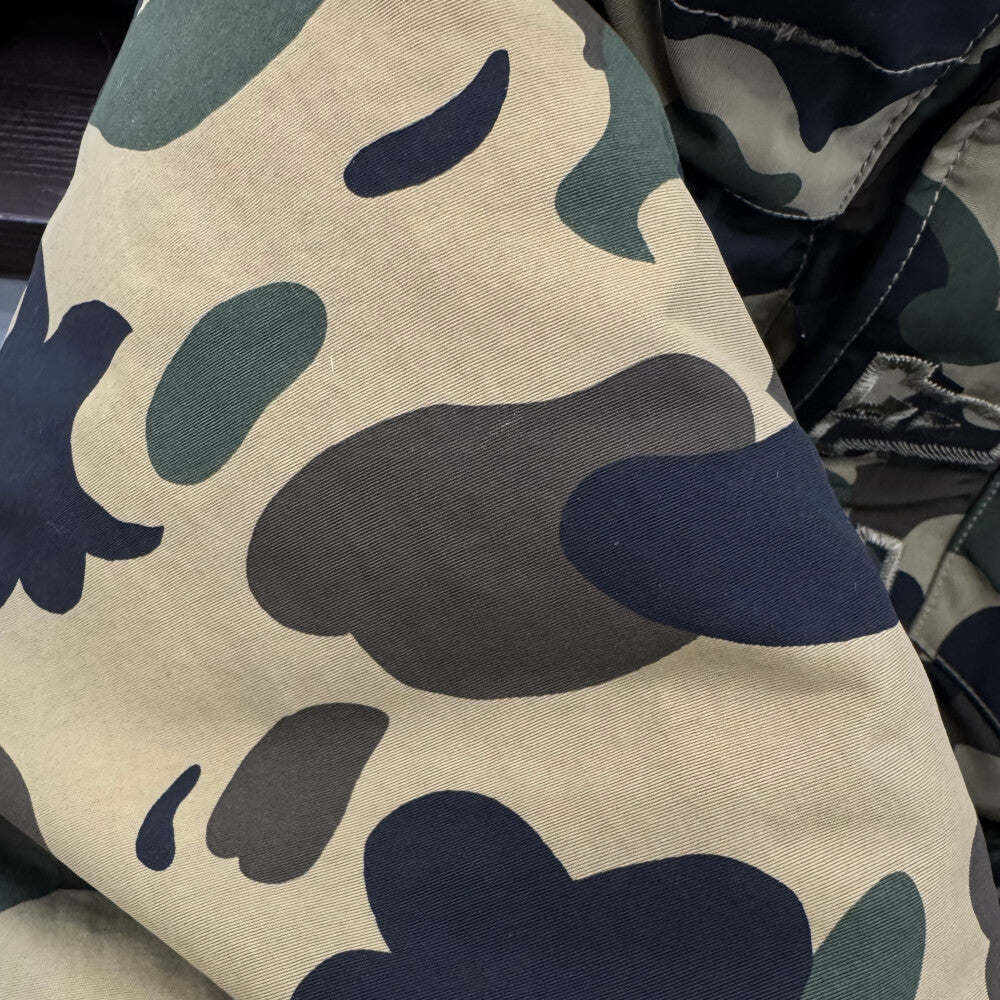 A BATHING APE(アベイシングエイプ) GORE-TEX 1ST CAMO SNOWBOARD JACKET Yellowゴアテックス ファーストカモ スノーボード ジャケット イエロー