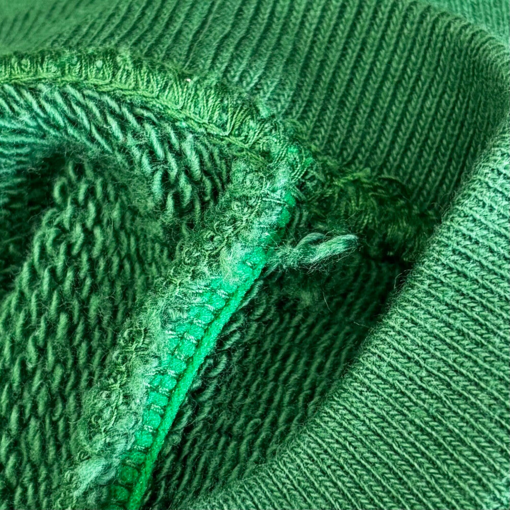 S.F.C(ストライプス フォー クリエイティ) ストライプ刺繍 コットン スウェットベスト グリーン