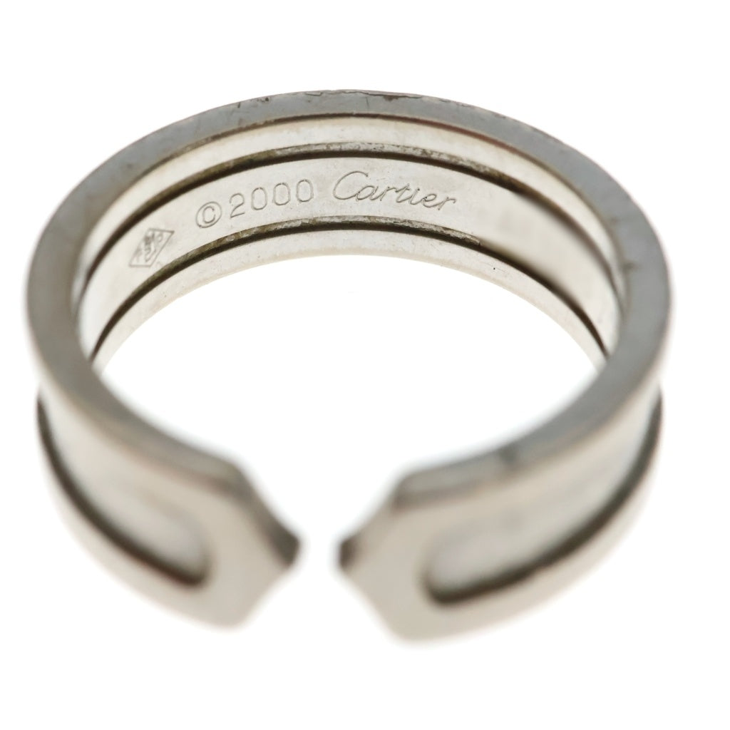Cartier(カルティエ) C2 スモール リング ホワイトゴールド 750WG #55