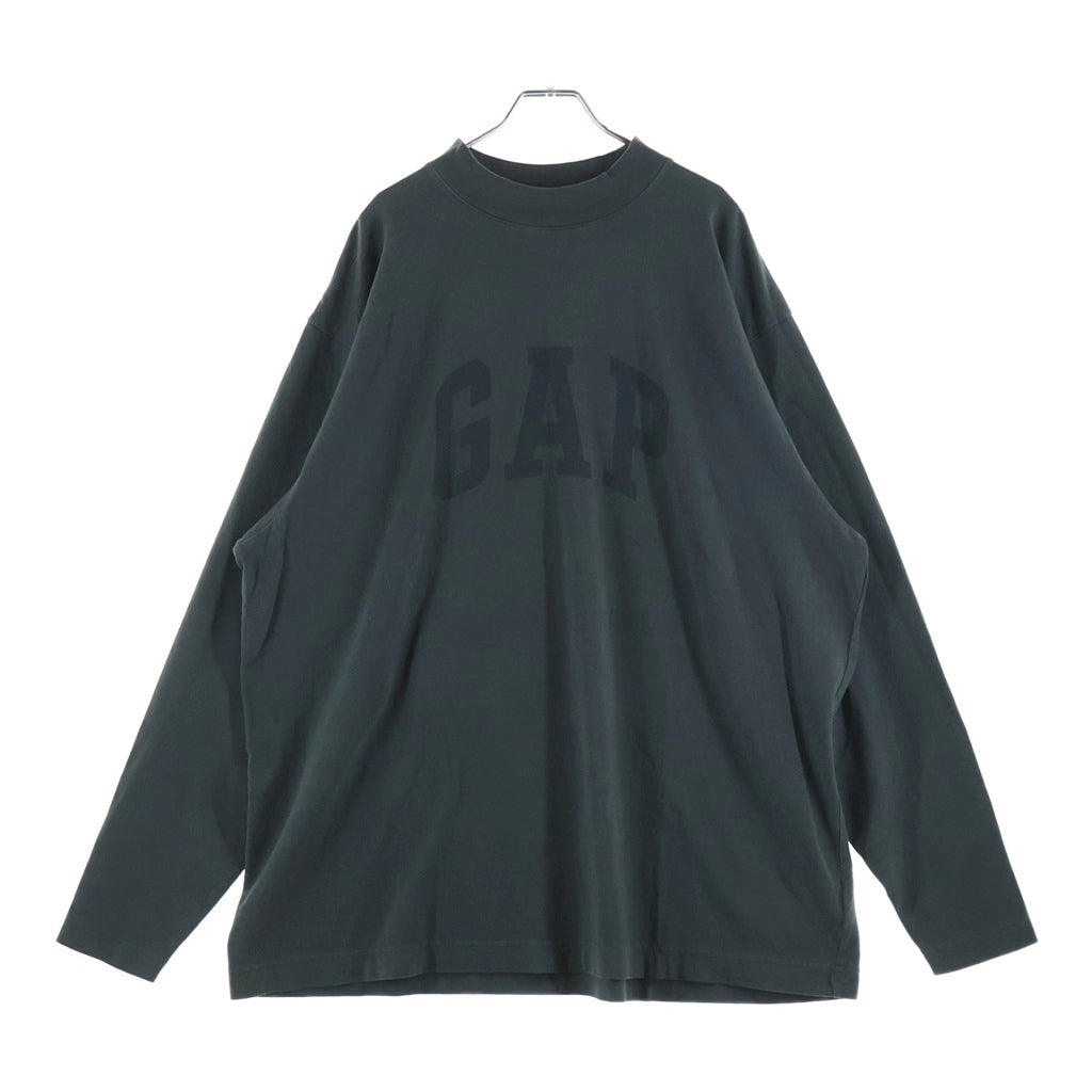 YEEZY GAP(イージーギャップ) × BALENCIAGA Dove Long Sleeve Tee バレンシアガ フロントロゴプリント 長袖Tシャツ カーキ