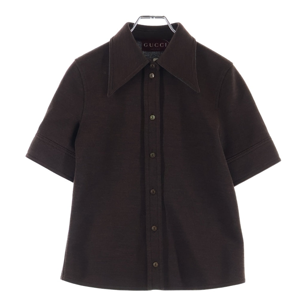 GUCCI(グッチ) ショートスリーブシャツ ブラウン #38 レディース