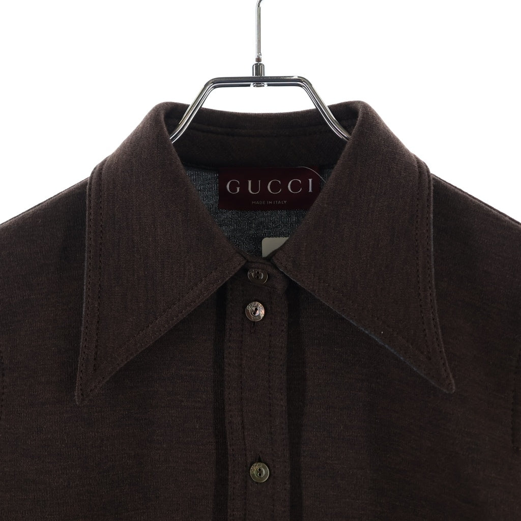 GUCCI(グッチ) ショートスリーブシャツ ブラウン #38 レディース
