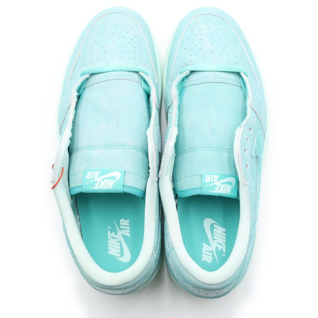 NIKE(ナイキ) WMNS AIR JORDAN 1 RETRO LOW OG WASHED TEAL HQ8111-300 ウィメンズ エアジョーダン1 ウォッシュドティール ローカットスニーカー US12/29cm ブルー レディース