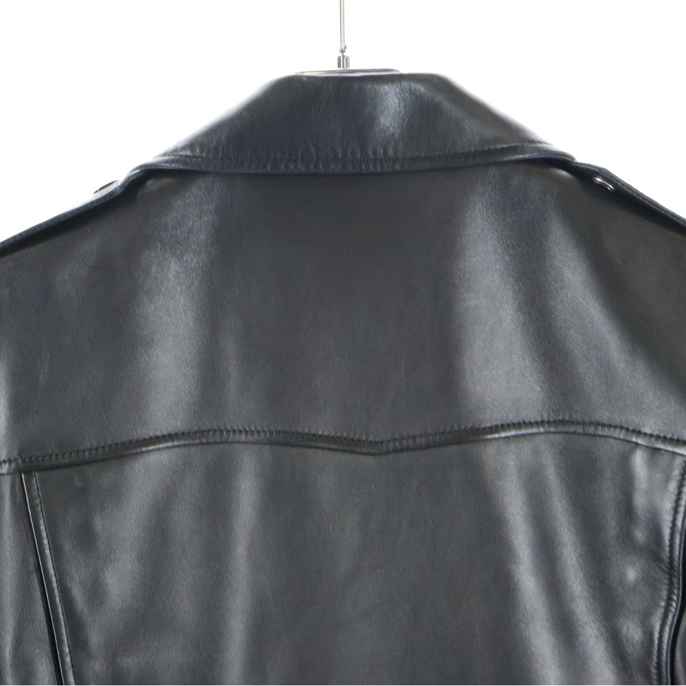 SAINT LAURENT PARIS(サンローランパリ) スタッズ装飾 クラシックライダースレザージャケット ブラック 455996 Y5OA1