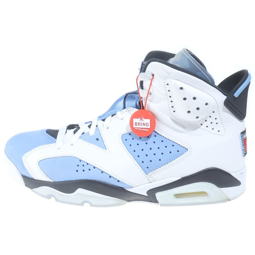 NIKE(ナイキ) AIR JORDAN6 RETRO UNC CT8529-410 エアジョーダン6 ハイカットスニーカー US10/28.0cm ブルー/ホワイト