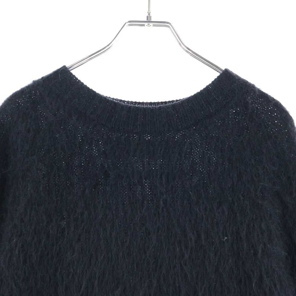 OFF-WHITE(オフホワイト) 17AW バックアロー グラデーション モヘア混ニットセーター ブラック OMHA036F17650004