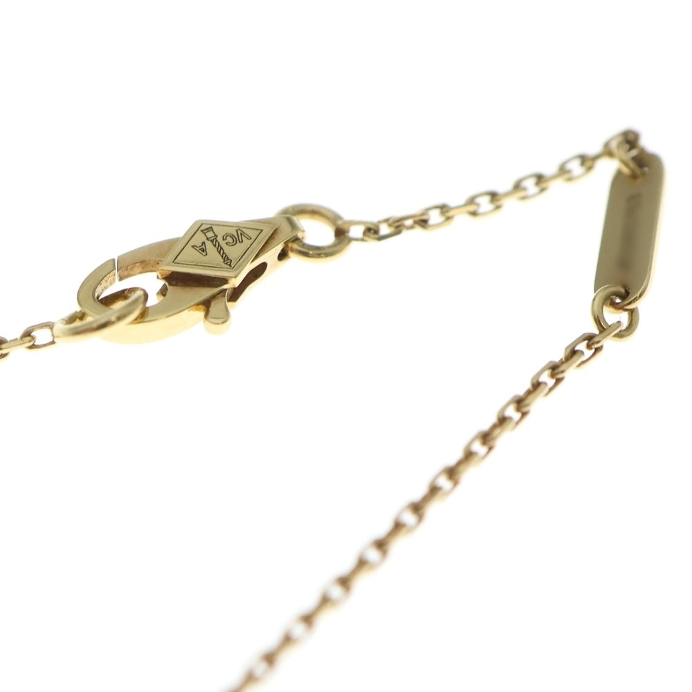 Van Cleef & Arpels(ヴァンクリーフアンドアーペル) スウィート アルハンブラ ネックレス マザーオブパール Au750 K18 YG イエローゴールド レディース